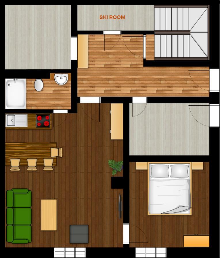 Apartment House Kongen Demänovská Dolina Dış mekan fotoğraf